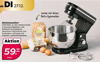 NETTO Küchenmaschine 1200 Watt Angebot