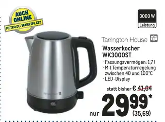 METRO Tarrington House Wasserkocher | WK3000ST Angebot