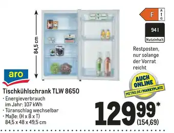 METRO aro Tischkuhlschrank | TLW 8650 Angebot