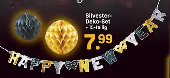 Rossmann Silvester Deko Set 15-teilig Angebot