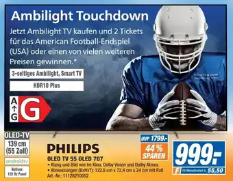 Expert Technomarkt Philips OLED TV 55 OLED 707 Angebot