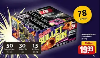 REWE Kaufpark Feuertopf-batterie bulletbox Angebot