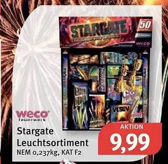 Feneberg Weco stargate leuchtsortiment Angebot