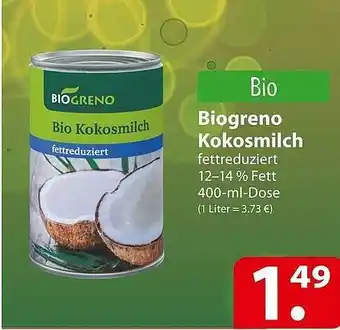 Famila Nord Ost Bio biogreno kokosmilch Angebot