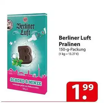 Famila Nord Ost Berliner luft pralinen Angebot