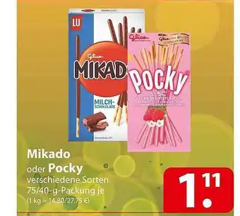 Famila Nord Ost Mikado oder pocky Angebot