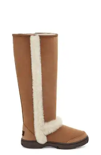 UGG Ugg sunburst extra tall boot für damen in brown, größe 37, leder Angebot