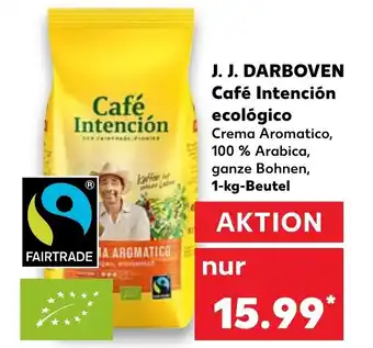 Kaufland J. J. Darboven Café Intención ecológico 1kg Beutel Angebot