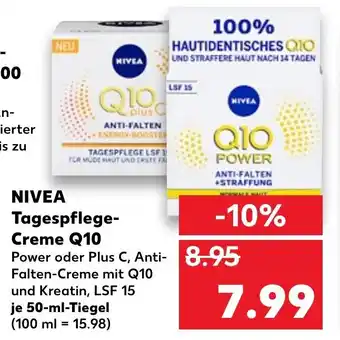 Kaufland Nivea Tagespflege Creme Q10 50ml Angebot