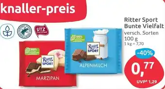 Budni Ritter Sport Bunte Vielfalt 100 g Angebot