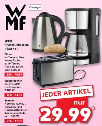 Kaufland WMF Frühstücksserie Bueno Angebot