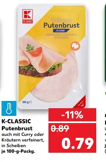 Kaufland K-Classic Putenbrust 100g Angebot