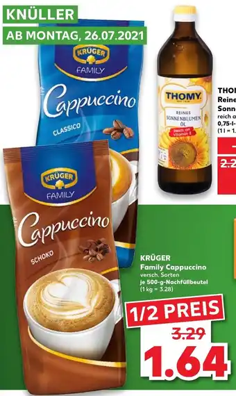 Kaufland Krüger Family Cappuccino 500g Angebot