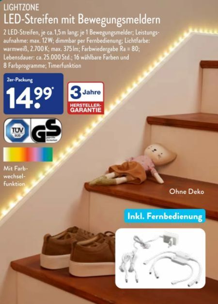 Led-streifen Angebot bei Aldi Nord