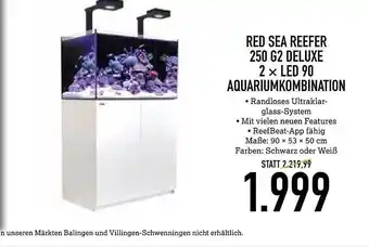 Kölle Zoo Red sea reefer 250 g2 deluxe 2 x led 90 aquariumkombination Angebot