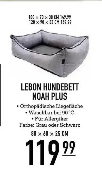 Kölle Zoo Lebon hundebett noah plus Angebot