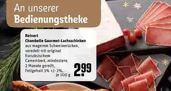 REWE Reinert chambelle gourmet-lachsschinken Angebot