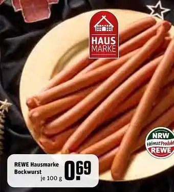 REWE Kaufpark Rewe hausmarke bockwurst Angebot