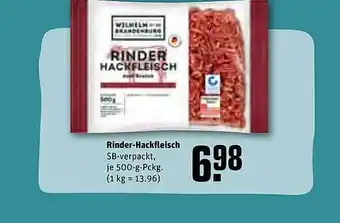 REWE Kaufpark Rinder-hackfleisch Angebot