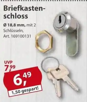 Sonderpreis Baumarkt Briefkastenschloss Angebot