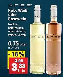 Thomas Philipps Bree rot-, weiß oder roséwein Angebot