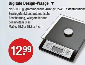 V Markt Digitale design-waage Angebot