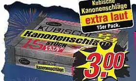 Wiglo Wunderland Kubische kanonenschläge Angebot