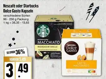 E-Center Nescafé oder starbucks dolce gusto kapseln Angebot