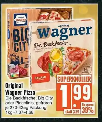 Edeka Wagner original pizza Angebot