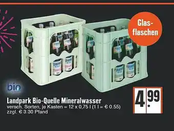 Edeka Landpark bio-quelle mineralwasser Angebot