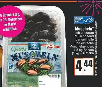 Edeka Muscheln Angebot