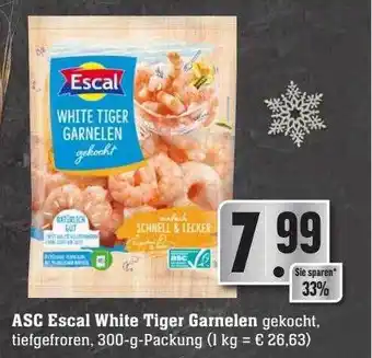 Scheck-in-Center Asc escal white tiger garnelen Angebot