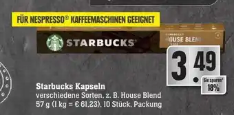 Scheck-in-Center Starbucks kapseln Angebot