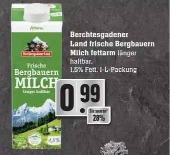 Scheck-in-Center Berchtesgadener land frische bergbauern milch fettarm Angebot