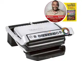 MediaMarkt Tefal gc705d.inter1 optigrill+ mit optimal international rezeptbuch kontaktgrill Angebot