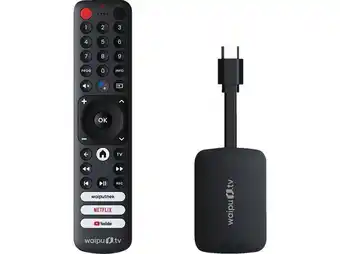 Saturn Waipu.tv 4k stick bundle streaming stick, schwarz Angebot