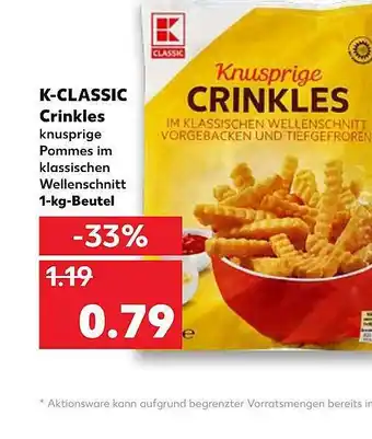 Kaufland K-CLASSIC Crinkles Angebot