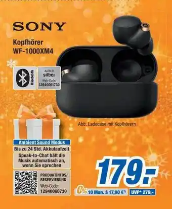 Expert Bening Sony kopfhörer wf-1000xm4 Angebot