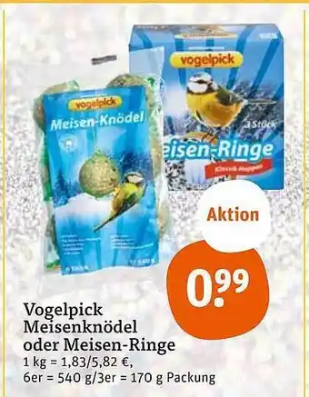 tegut Vogelpick meisenknödel oder meisen-ringe Angebot