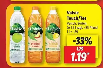 Lidl Volvic touch oder tee Angebot