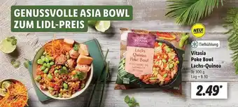 Lidl Vitasia poke bowl lachs-quinoa Angebot