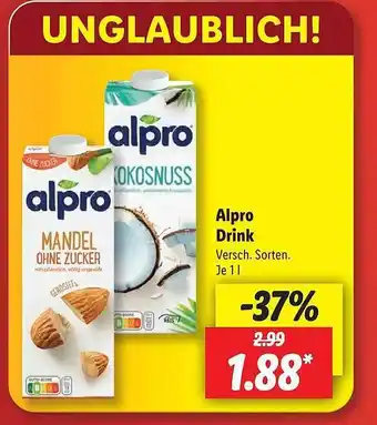 Lidl Alpro drink Angebot