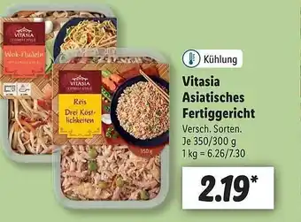 Lidl Vitasia asiatisches fertiggericht Angebot