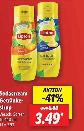 Lidl Sodastream getränkesirup Angebot