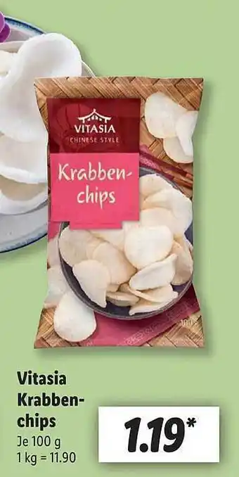 Lidl Vitasia krabbenchips Angebot