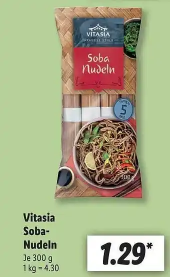 Lidl Vitasia soba-nudeln Angebot