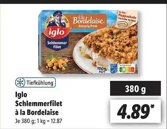 Lidl Iglo schlemmerfilet à la bordelaise Angebot