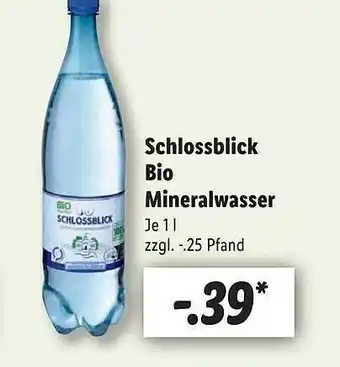 Lidl Schlossblick bio mineralwasser Angebot