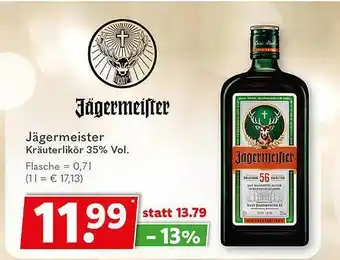 Getränkeland Jägermeister kräuterlikör Angebot