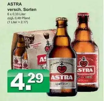 Getränkeparadies Gefromm Astra verschiedene sorten Angebot